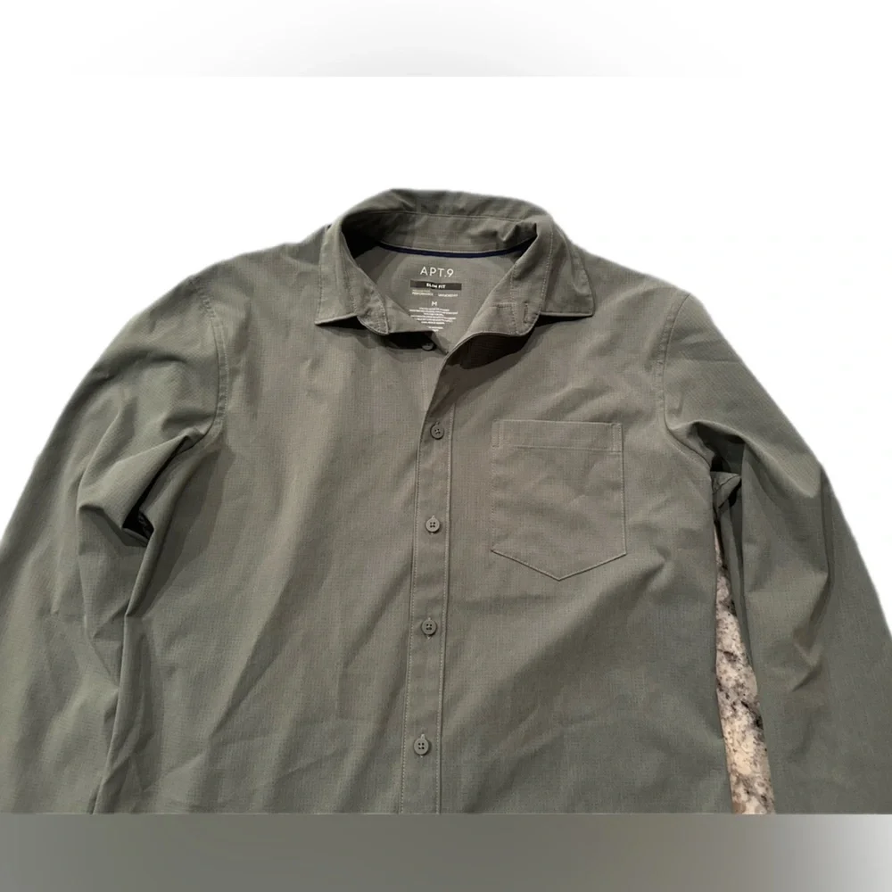 Apt‎ 9 slim fit men’s button down shirt